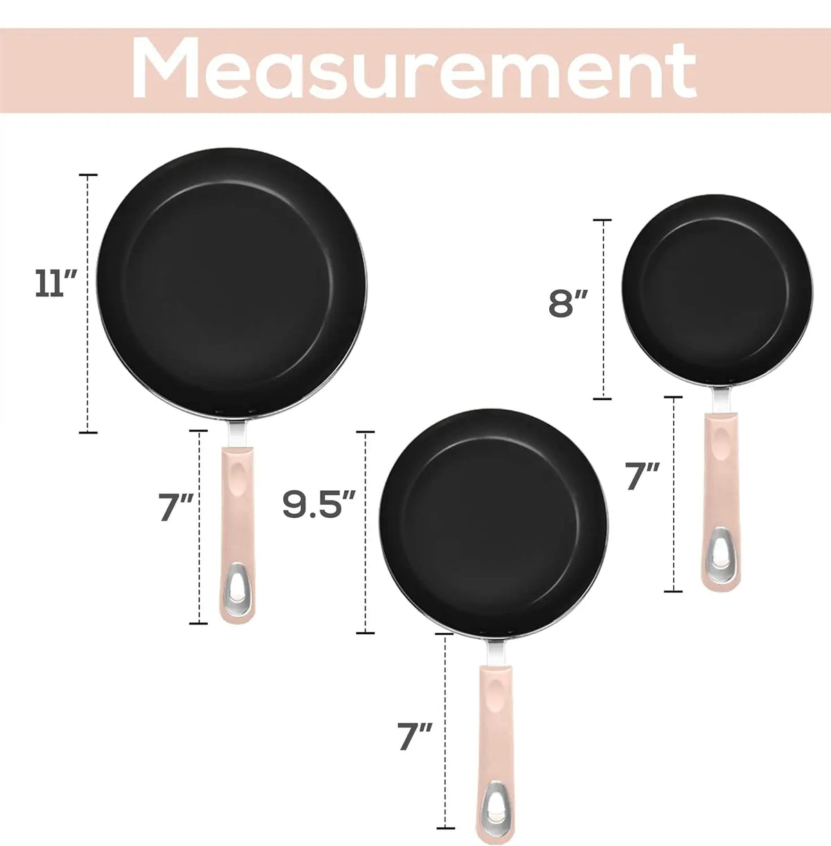 Nonstick Frying Pan Set