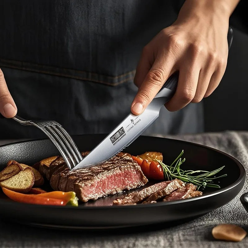 Japanese High Carbon Steel Steak Knives