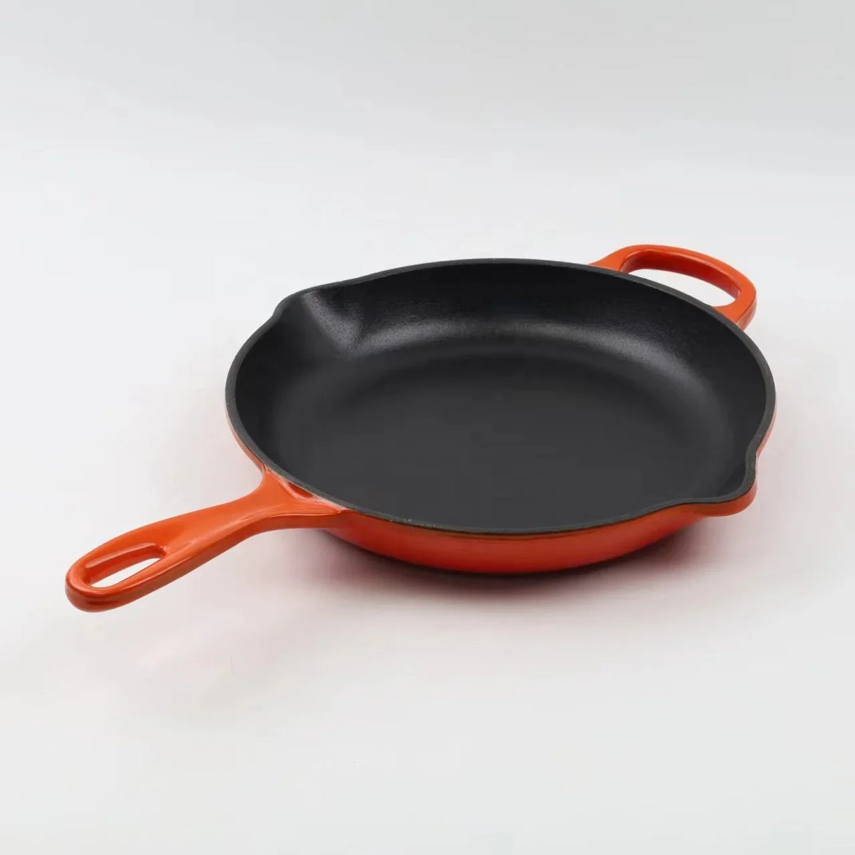 Premium Orange Cast Iron Cookware