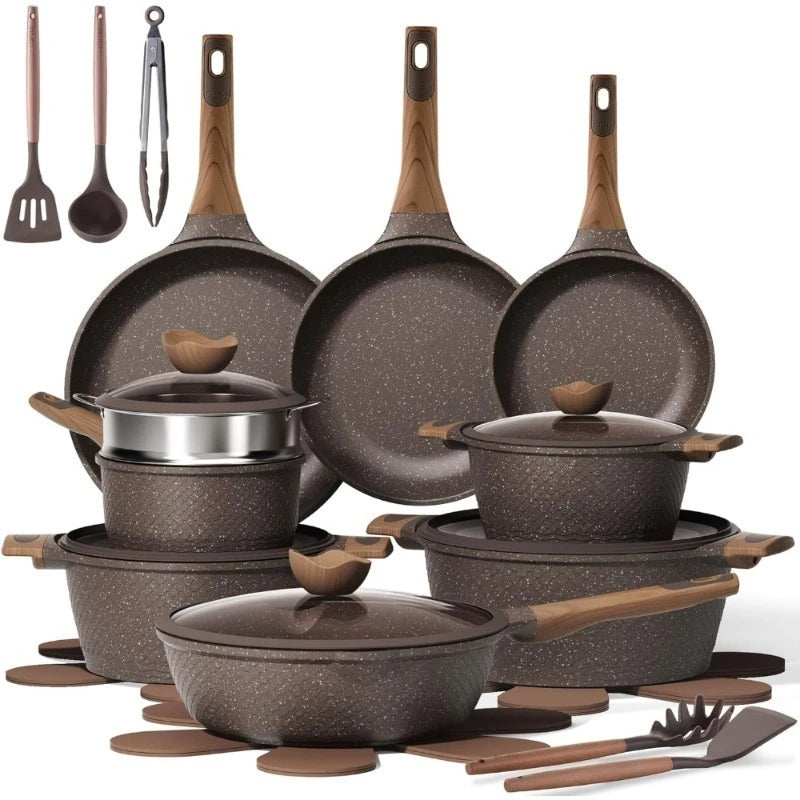 26 PCS Non Stick Pots and Pans Set